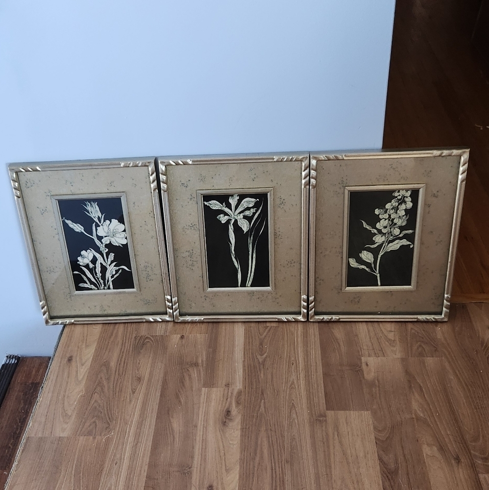 Uttermost Glowing Florals Framed Art